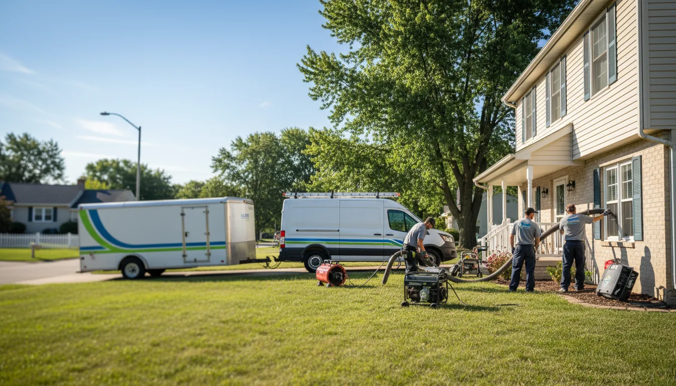 Flooded Basement Restoration And Cleanup With Repair in Mchenry, IL near me